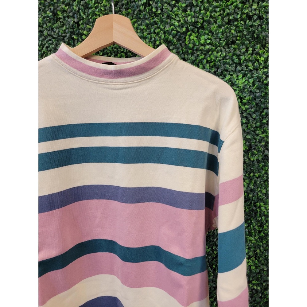 vtg 90s EDDIE BAUER STRIPED Tee Large //t outdoors brand retro vintage t-shirt